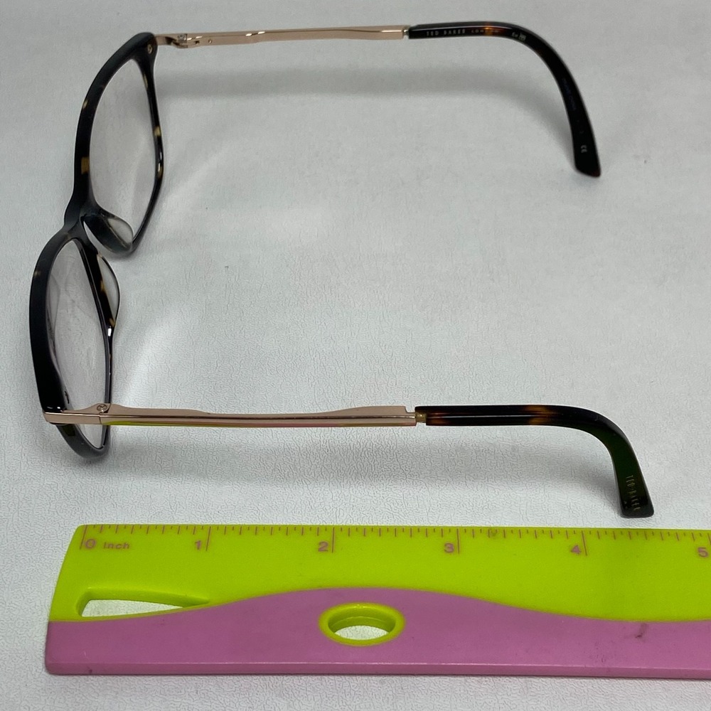 Ted Baker Eyeglasses Frames B750 Brown Tortoise Gold 54-16-135 Designer B:38 - Picture 9 of 11